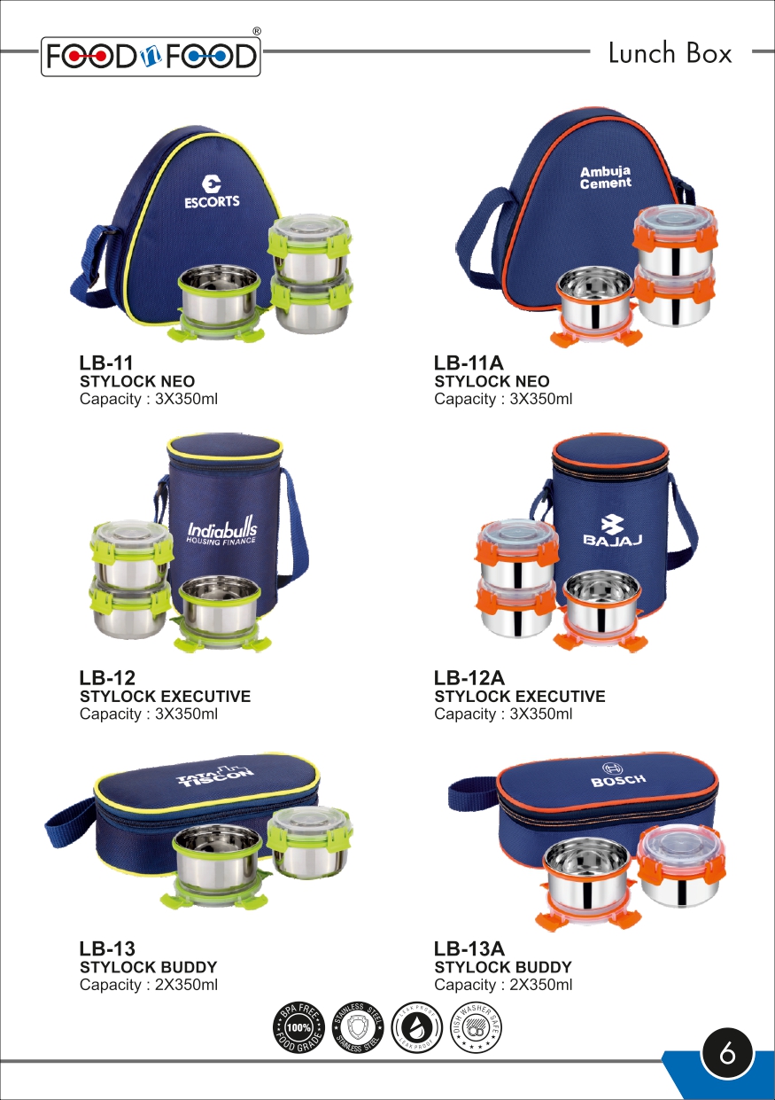 Food n Food LB-11 STYLOCK NEO Lunch Box